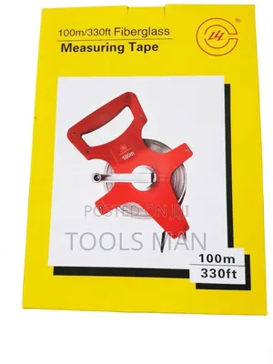 100m Fiberglass Measuring Tape Reel.