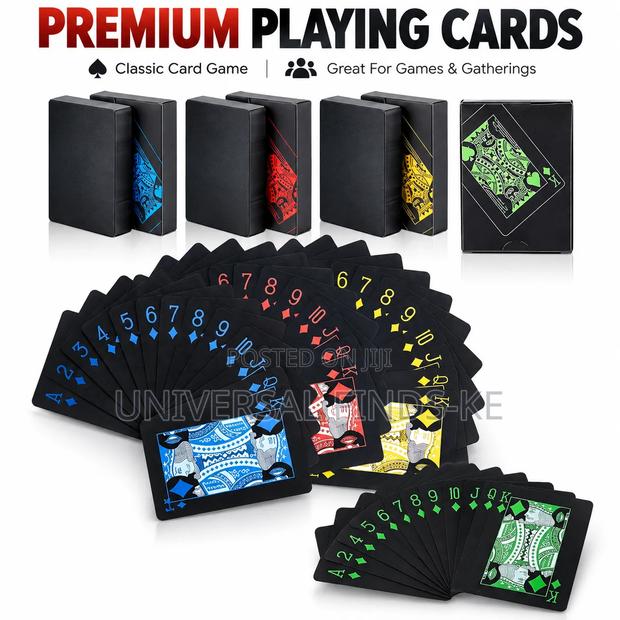 Poker Playing Cards Set – Premium Waterproof Plastic Card Deck