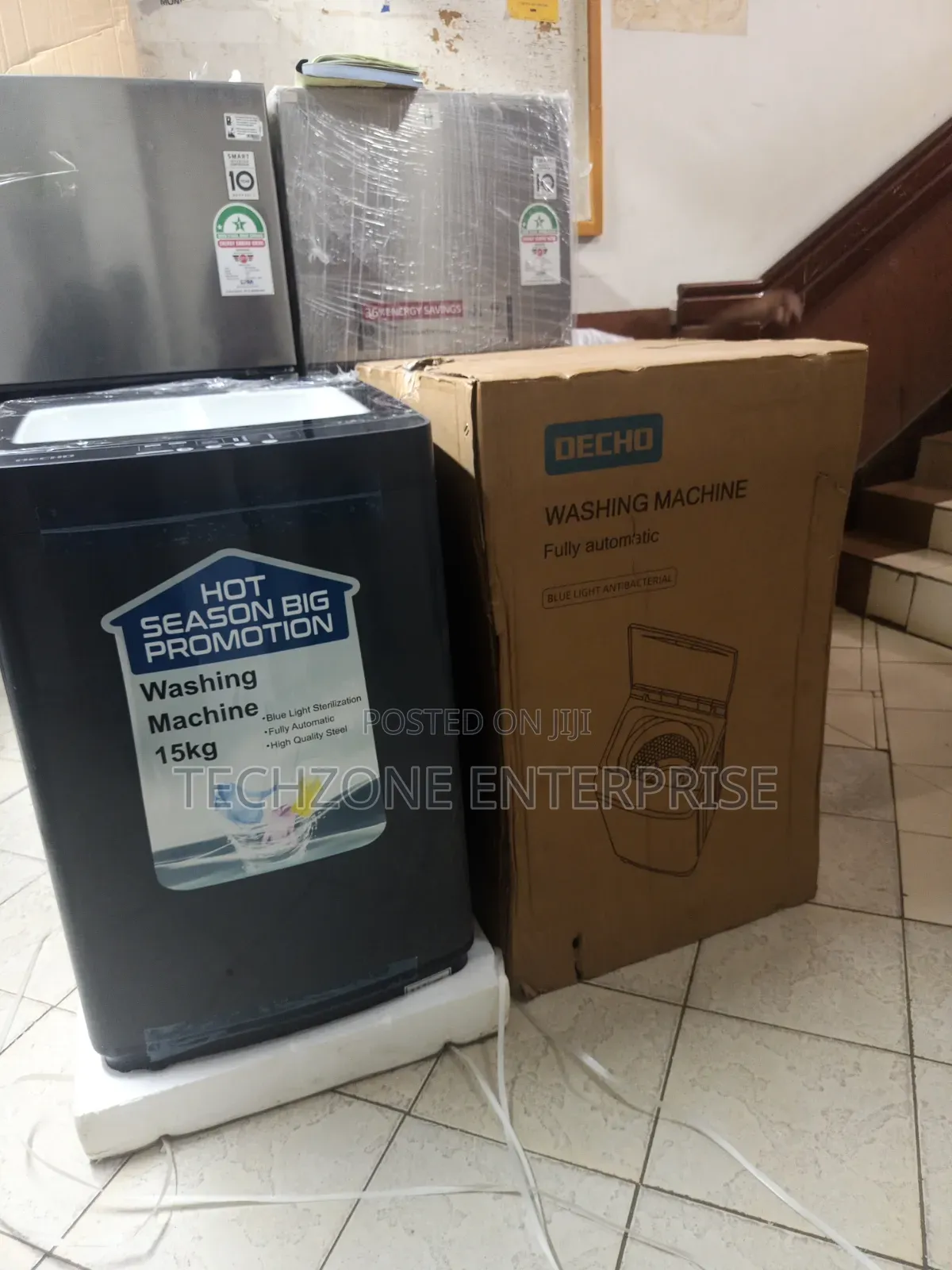 Decho 15kg Fully Automatic Top Loader Washing Machine 