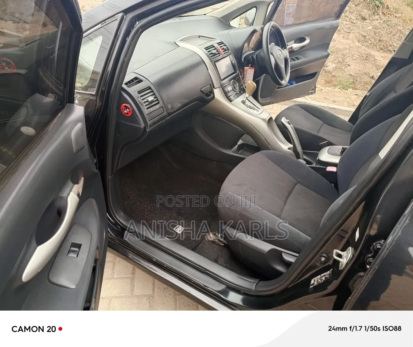 Toyota Auris 2008 Black