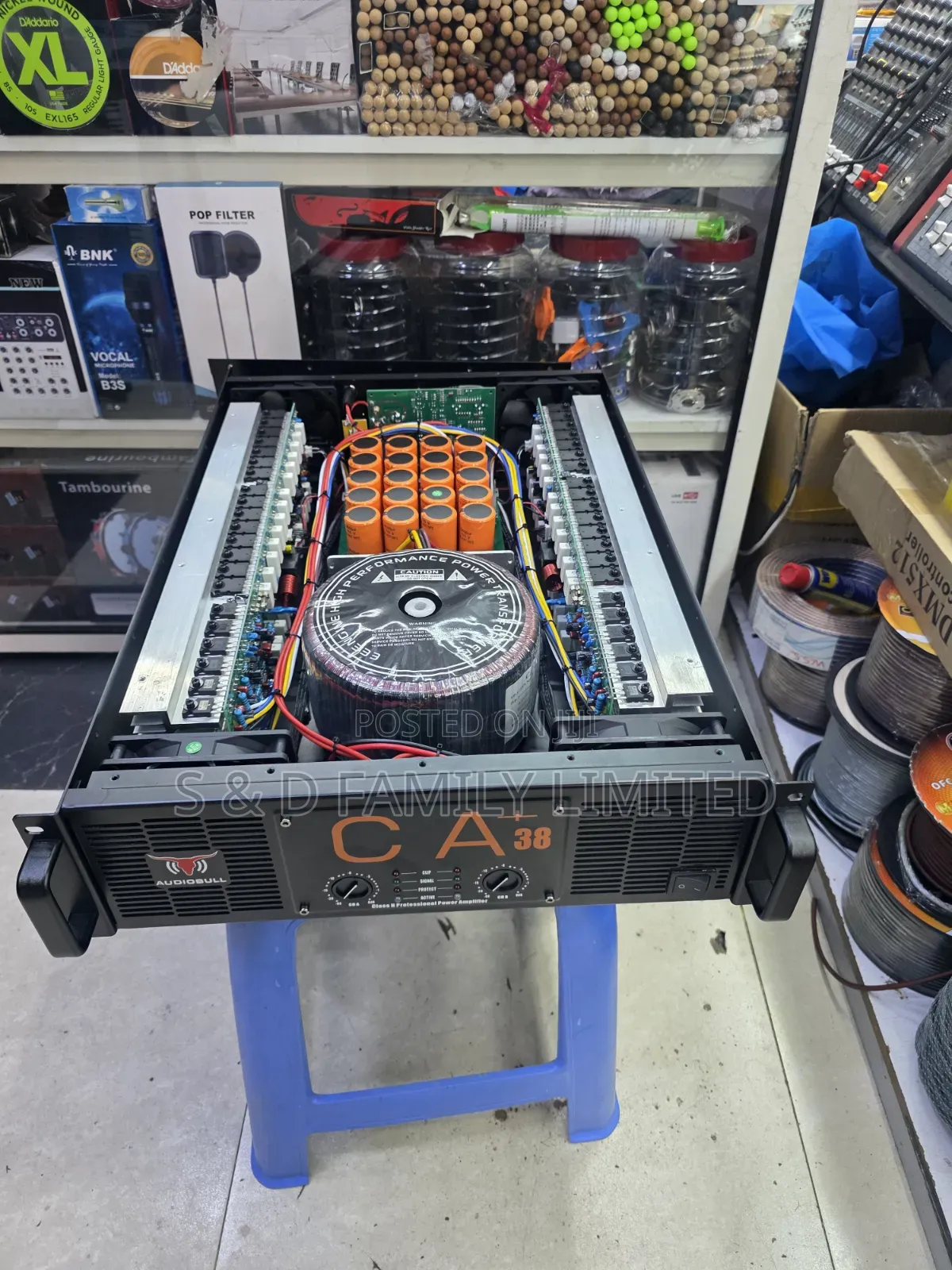 Audiobull Ca 38 + Amplifier