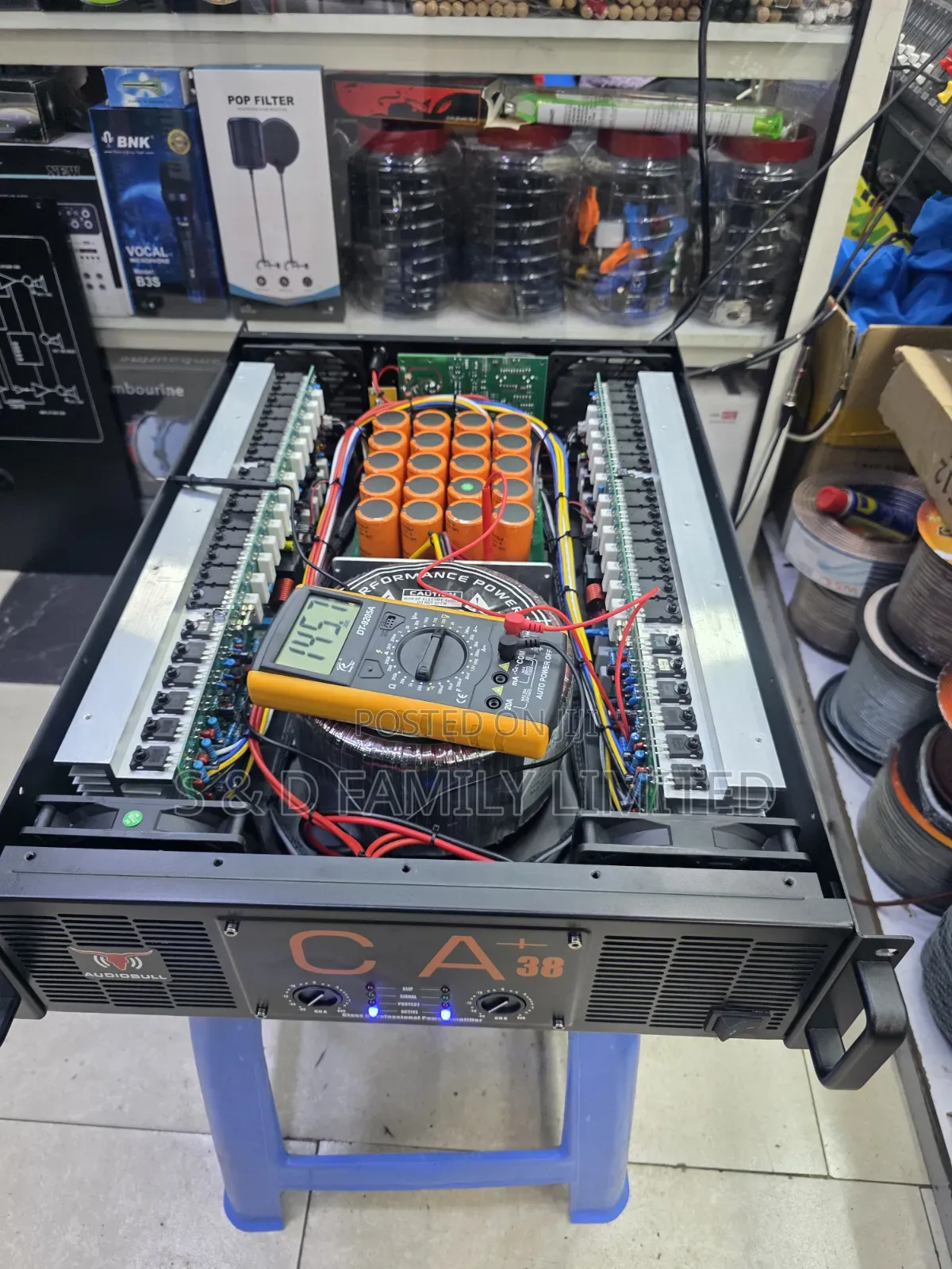 Audiobull Ca 38 + Amplifier