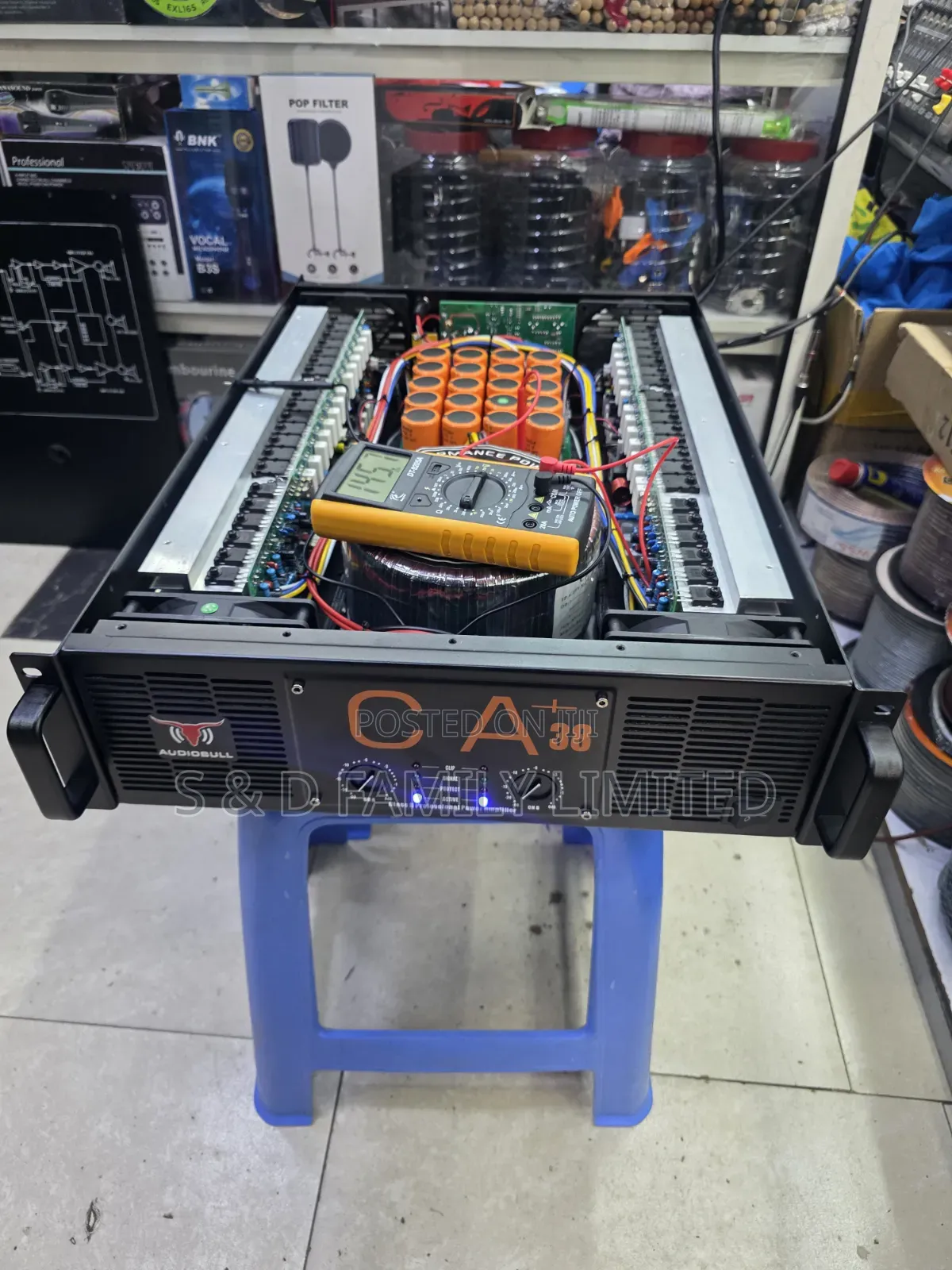 Audiobull Ca 38 + Amplifier