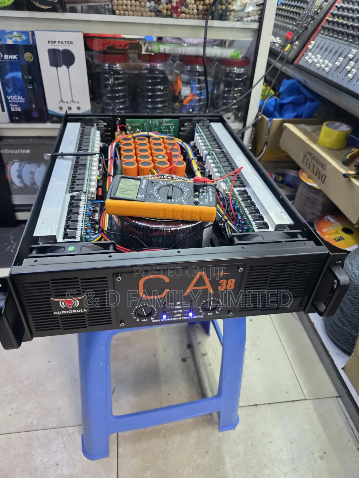 Audiobull Ca 38 + Amplifier