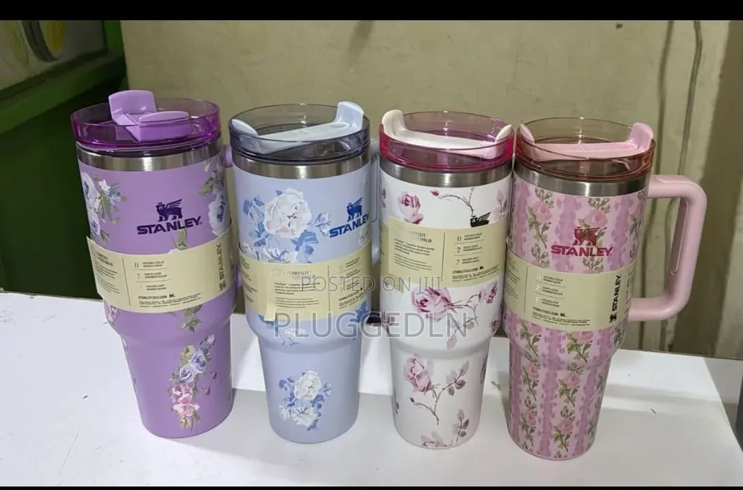 Stanley Plain/Floral Cups(1.183ltrs