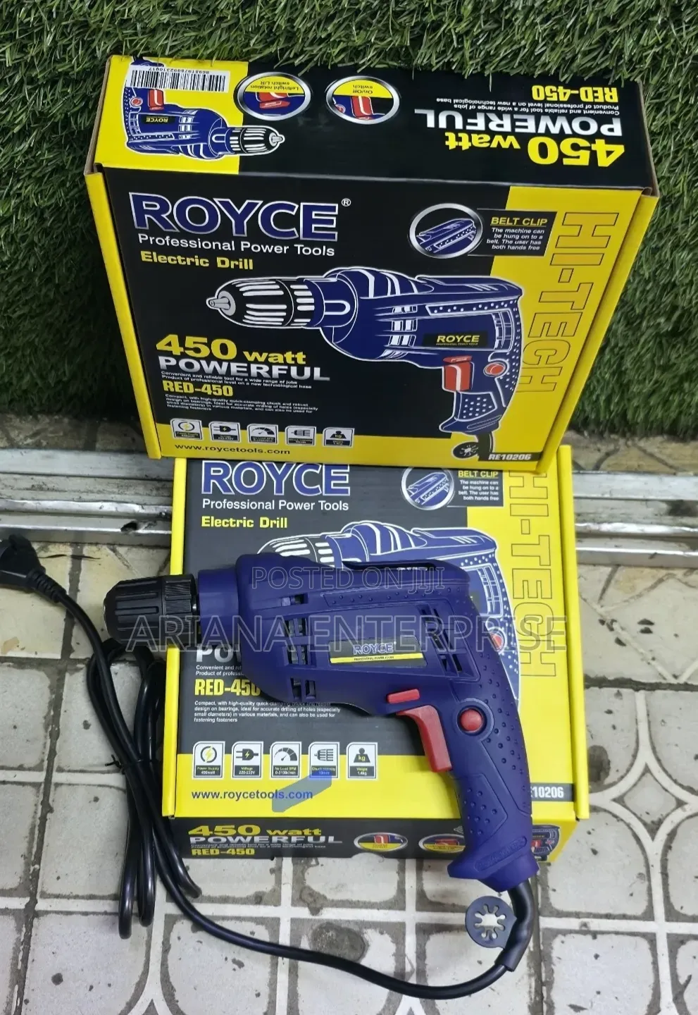 450w Royce Light Duty Corded Electric Drill