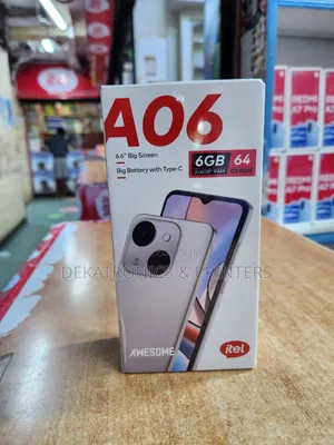 New Itel A06 64 GB Black