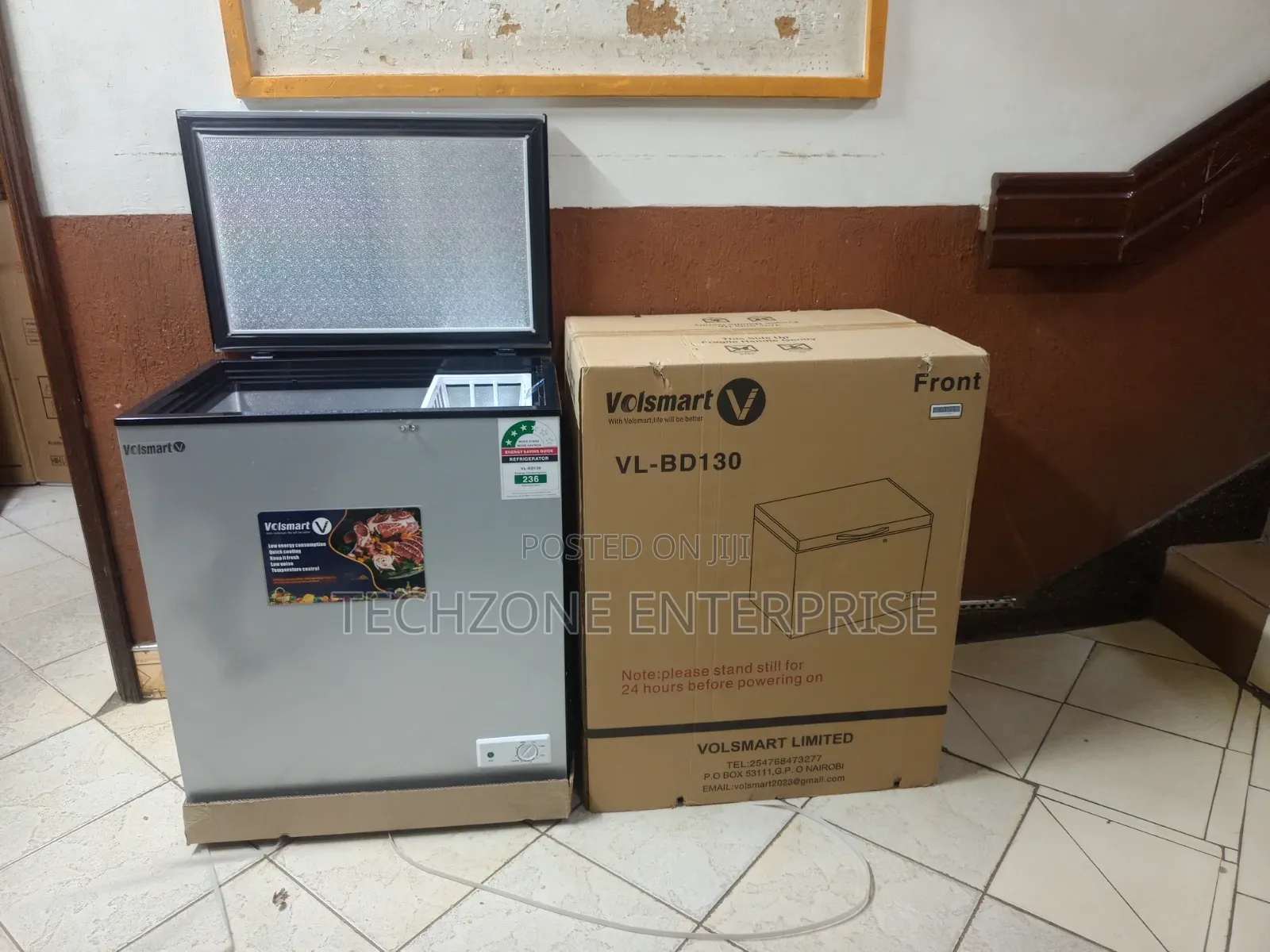 VOLSMART 150LT Chest Freezer VL-BD150 With 3 Star Rating 