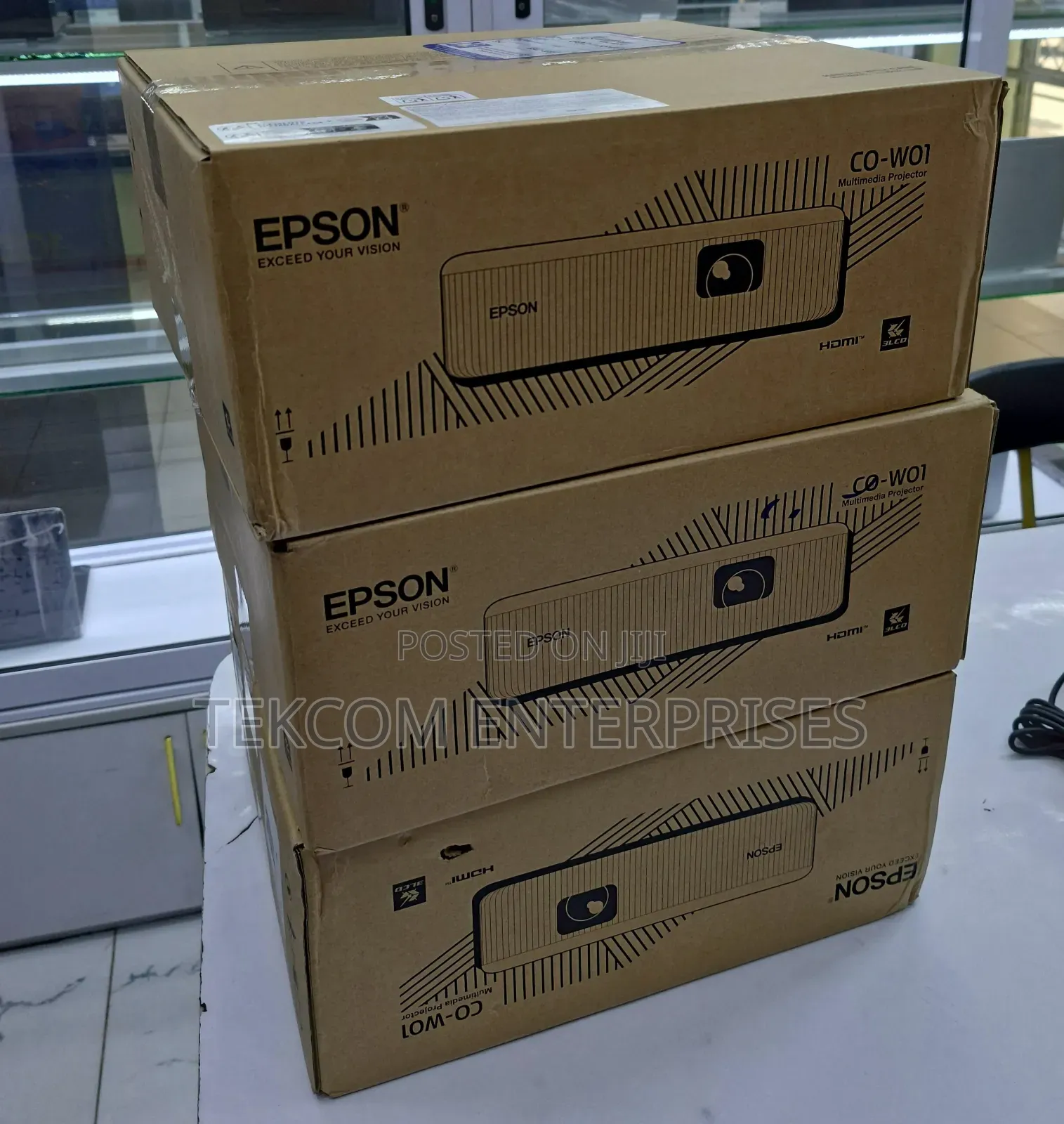 Epson CO-W01 3000 Lumens WXGA 3LCD Projector