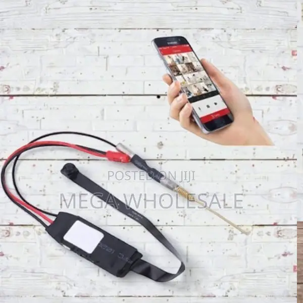 Secure 1080P Full HD Mini Wireless Pin Hole Wi-Fi Spy Camera