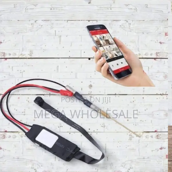 Easy Setup 1080P Full HD Mini Wireless Pin Hole Wi-Fi Spy Camera