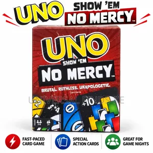 UNO Show ’Em No Mercy Card Game – Action Packed Family Party Card Game
