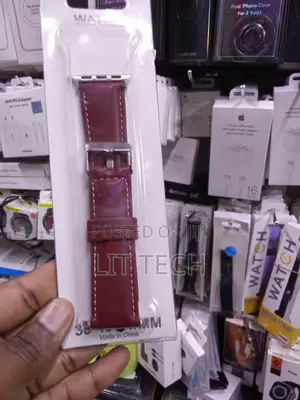 Apple Watch Leather Strap - Maroon / Wine Red - 38/40/41mm