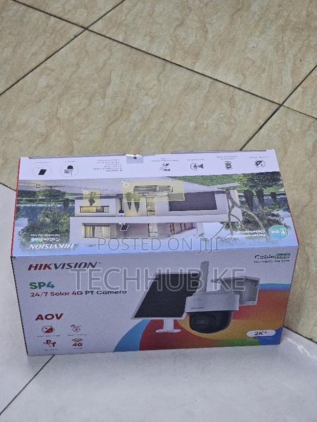 Hikvision 4g Solar Powered Simcard Wireless CCTV Camera Outdoor 4mp
