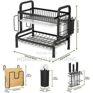 Premium Strong 2 Tier Kitchen Rack