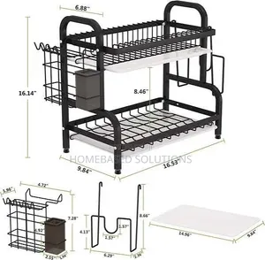 Premium Strong 2 Tier Kitchen Rack