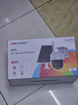 4mp Solar Powered 4g Hikvision CCTV Security Outdoor Camera