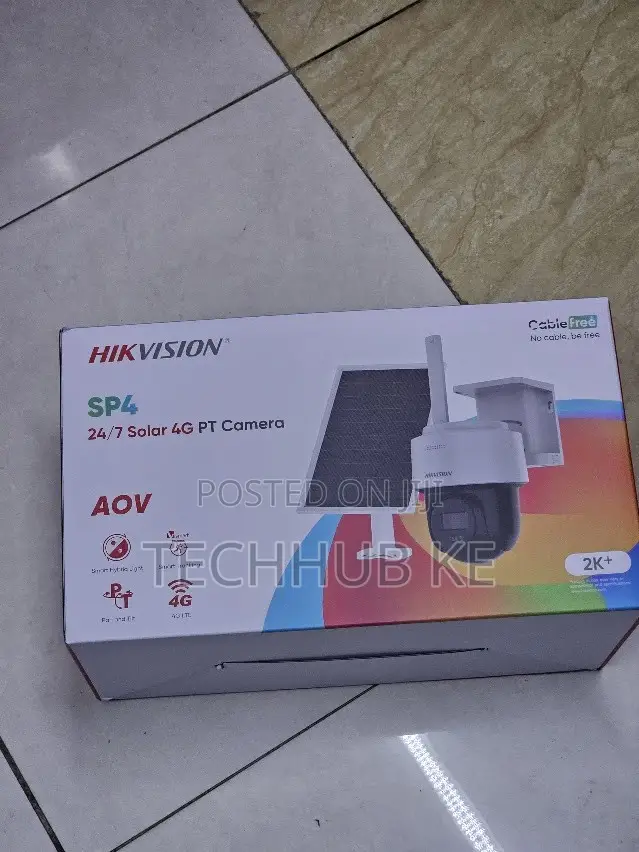 4mp Solar Powered 4g Hikvision CCTV Security Outdoor Camera