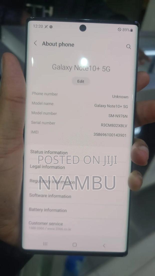 Samsung Galaxy Note 10 Plus 256 GB Blue - thumbnail 2