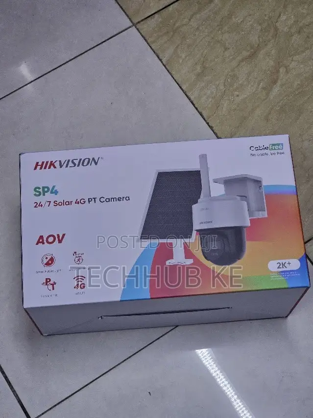 HIK Vision SP4Solar 4G PT Security Camera Kit Wireless Outdoor CCTV