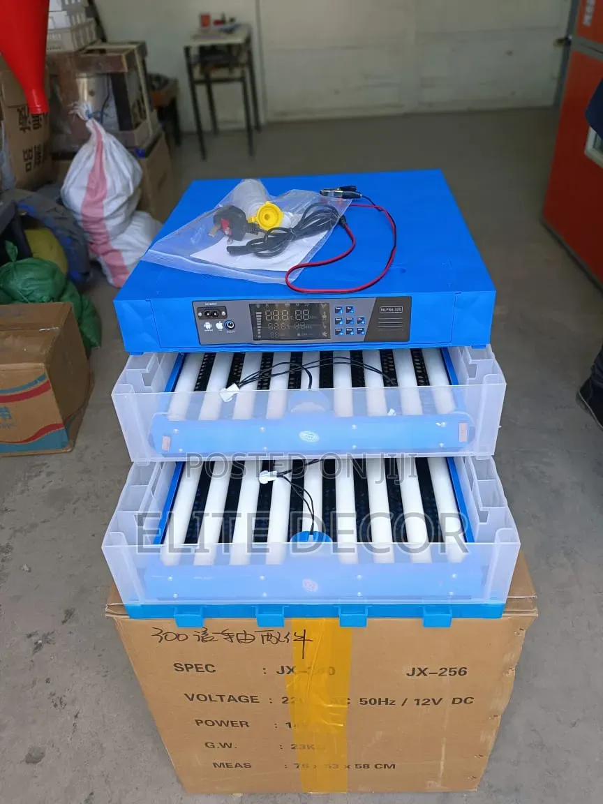 128/Eggs Automatic Incubator AC/DC Solar – Digital Egg Hatcher