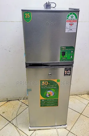 Syinix 138L Double Door Refrigerator – Smart Cooling Energy Saving