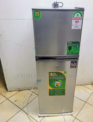 Syinix 138L Double Door Refrigerator – Smart Cooling Energy Saving