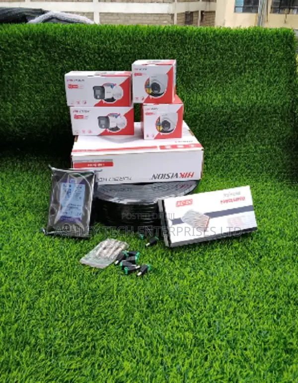 Hikvision 4 Camera HD Security System With DVR
