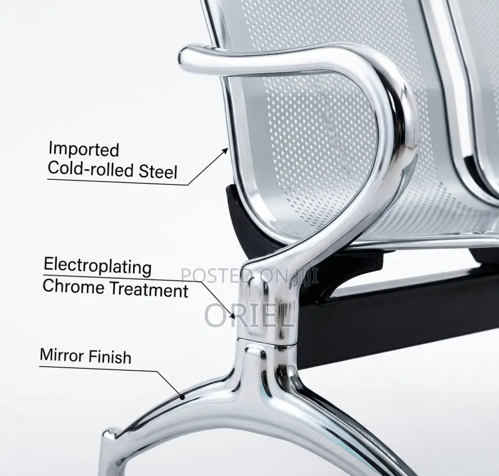 2-Seater Office Waiting Bench : Office Guest Waiting Seat