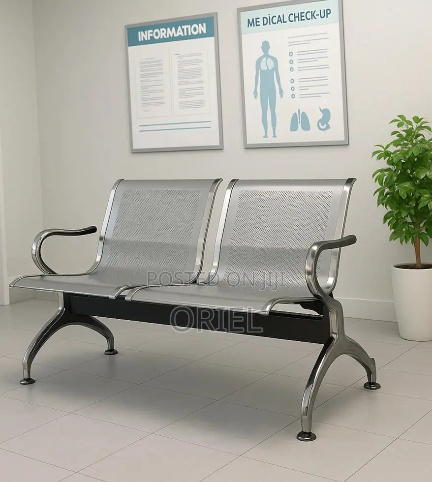 2-Seater Office Waiting Bench : Office Guest Waiting Seat