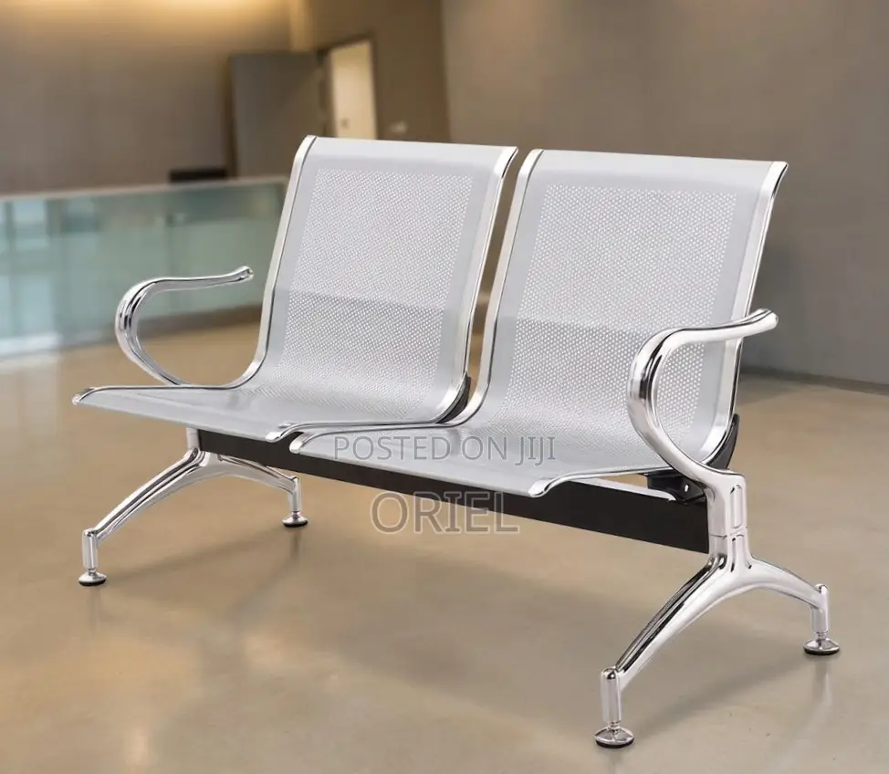 2-Seater Office Waiting Bench : Office Guest Waiting Seat