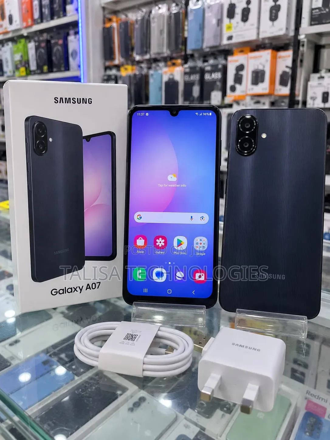 New Samsung Galaxy A07 128 GB Black