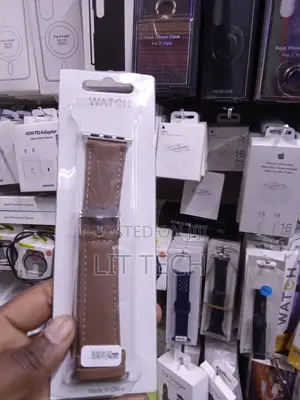 Apple Watch Leather Strap - Light Brown / Taupe - 38/40/41mm