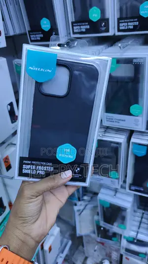 Black Nillkin Super Frosted Pro Case for Xiaomi Redmi Note 15 Pro+