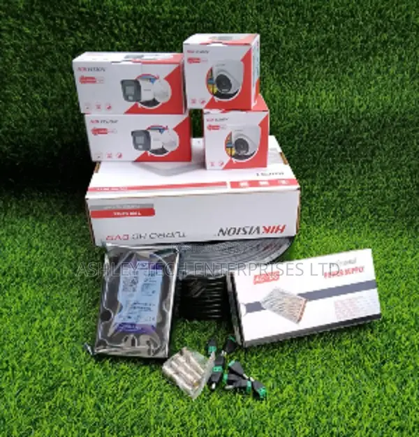 Hikvision 4CH HD CCTV Kit With 2MP Night Vision Cameras