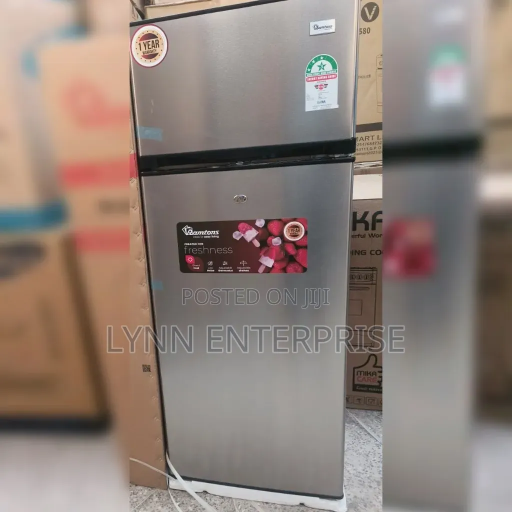 204 Litres Ramtons Rf/345 Direct Cool Silver Double Door Refrigerator