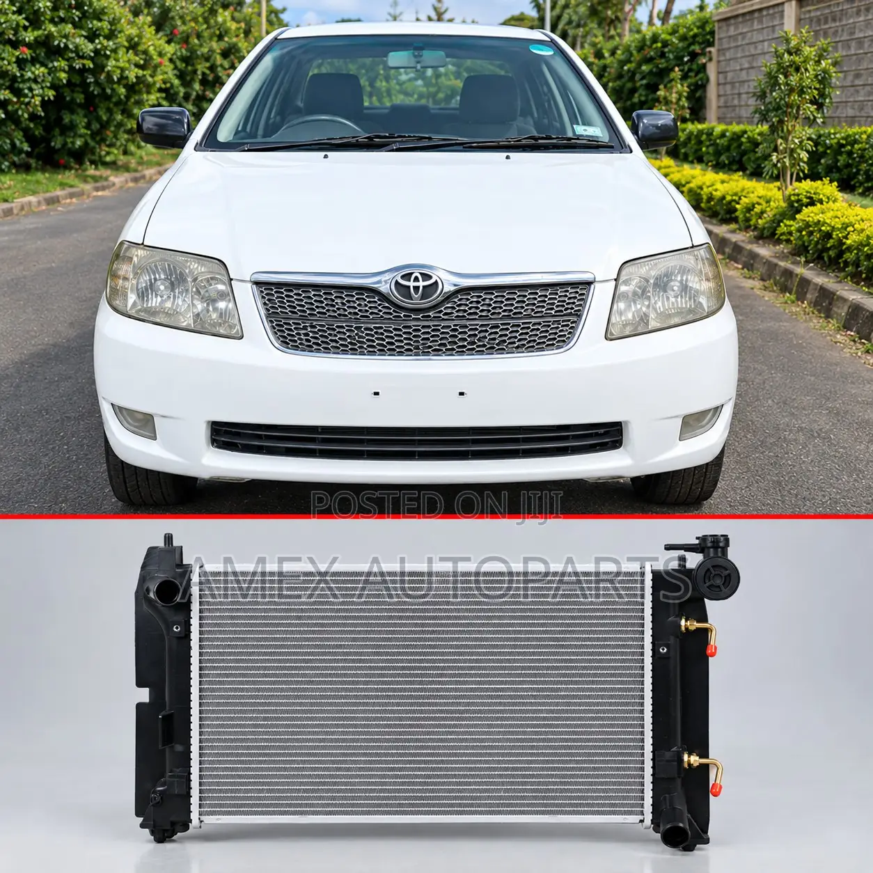 Radiator Toyota Corolla Nze 2001 - 2004 Pa16At