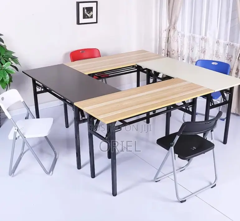 1.5M Foldable Office Table : Foldable Training Room Table
