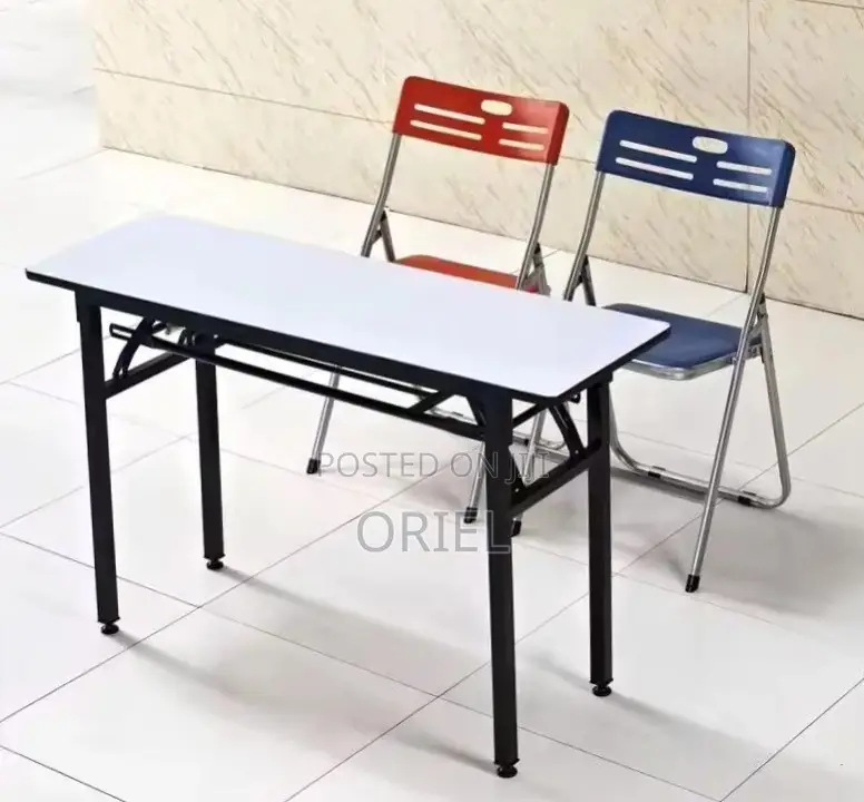 1.5M Foldable Office Table : Foldable Training Room Table