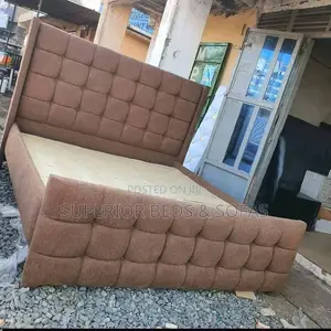 5x6 Lux Rust Grid Chester Bed + Pay on Delivery