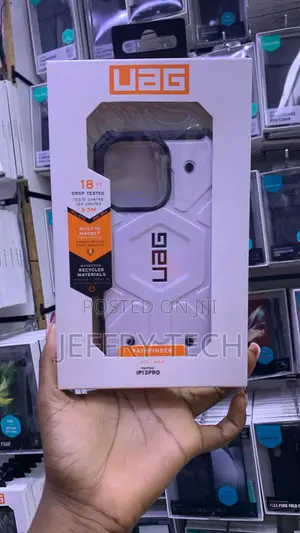 White Urban Armor Gear (UAG) Series Rugged Protective Phone Case