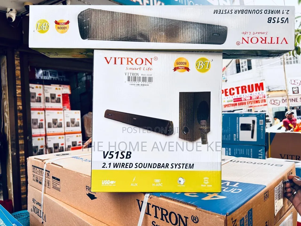 Vitron V51sb 2.1ch Wired Soundbar System at