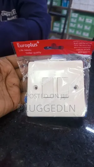 Europlus 2-Gang 2-Way Wall Light Switch