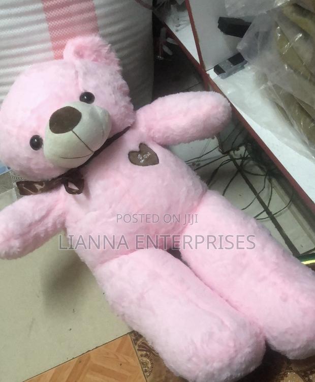 Super Soft Pink Teddy Bear 80cm - main view