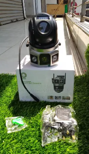 Dual Lens PTZ 4G CCTV Camera – V380 App