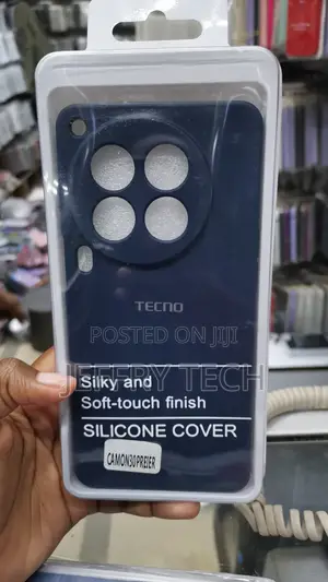 Dark Blue Silicone Phone Case for the Infinix Note 50 Pro Plus