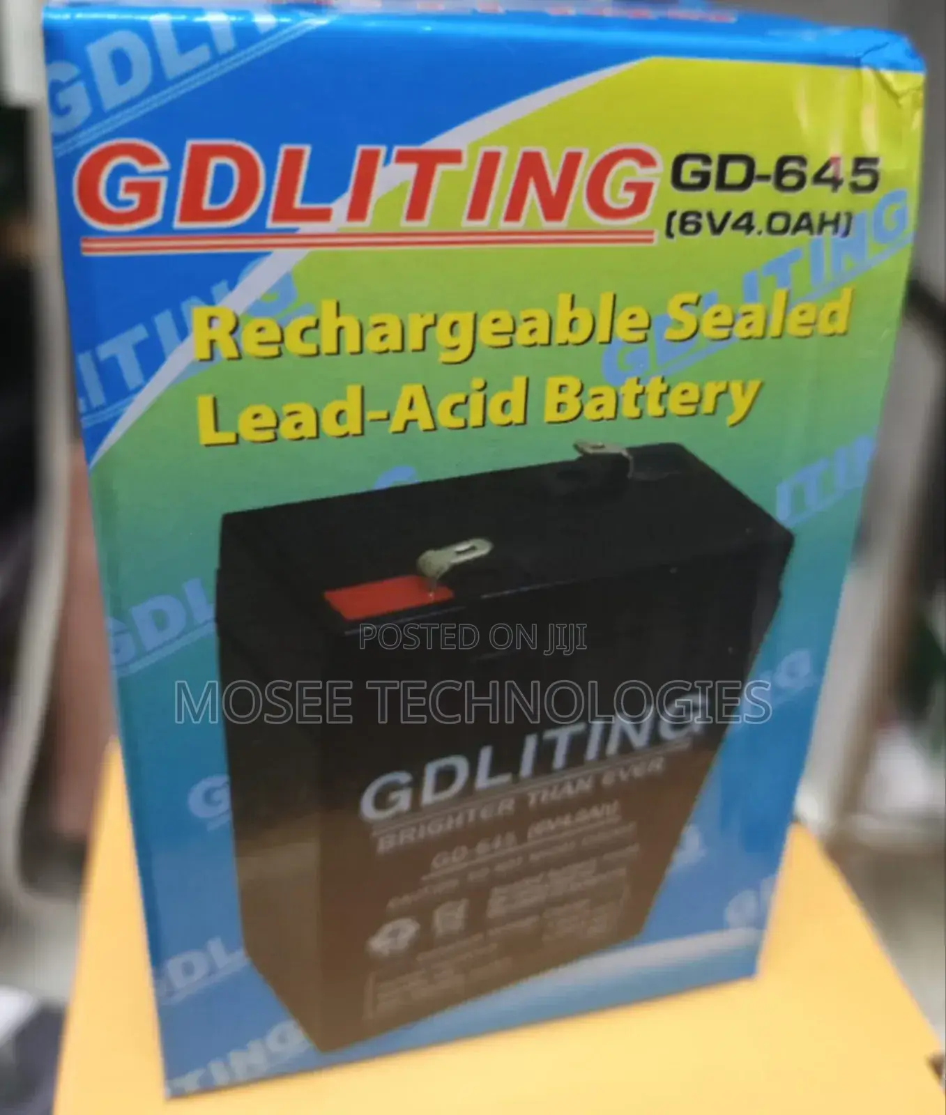 GD Life 6V Backup Power Battery