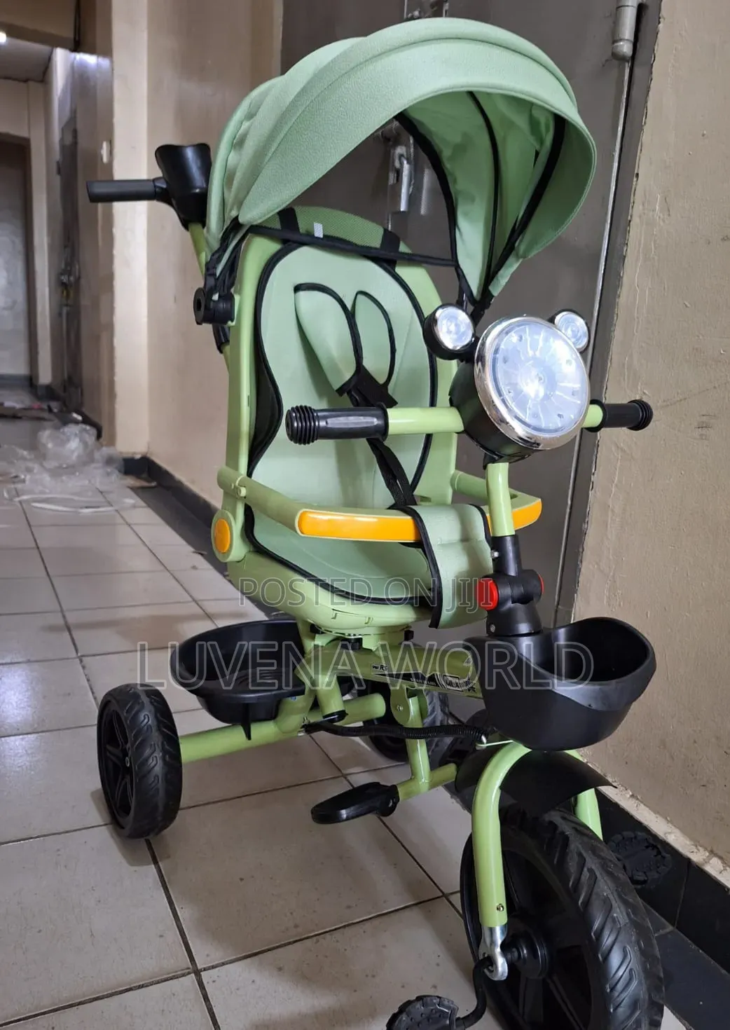 Green Multifunction Tricycle