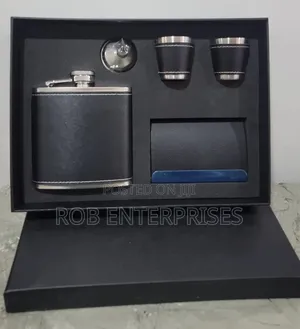 Whisky Flask Gift Set