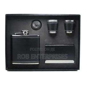 Whisky Flask Gift Set